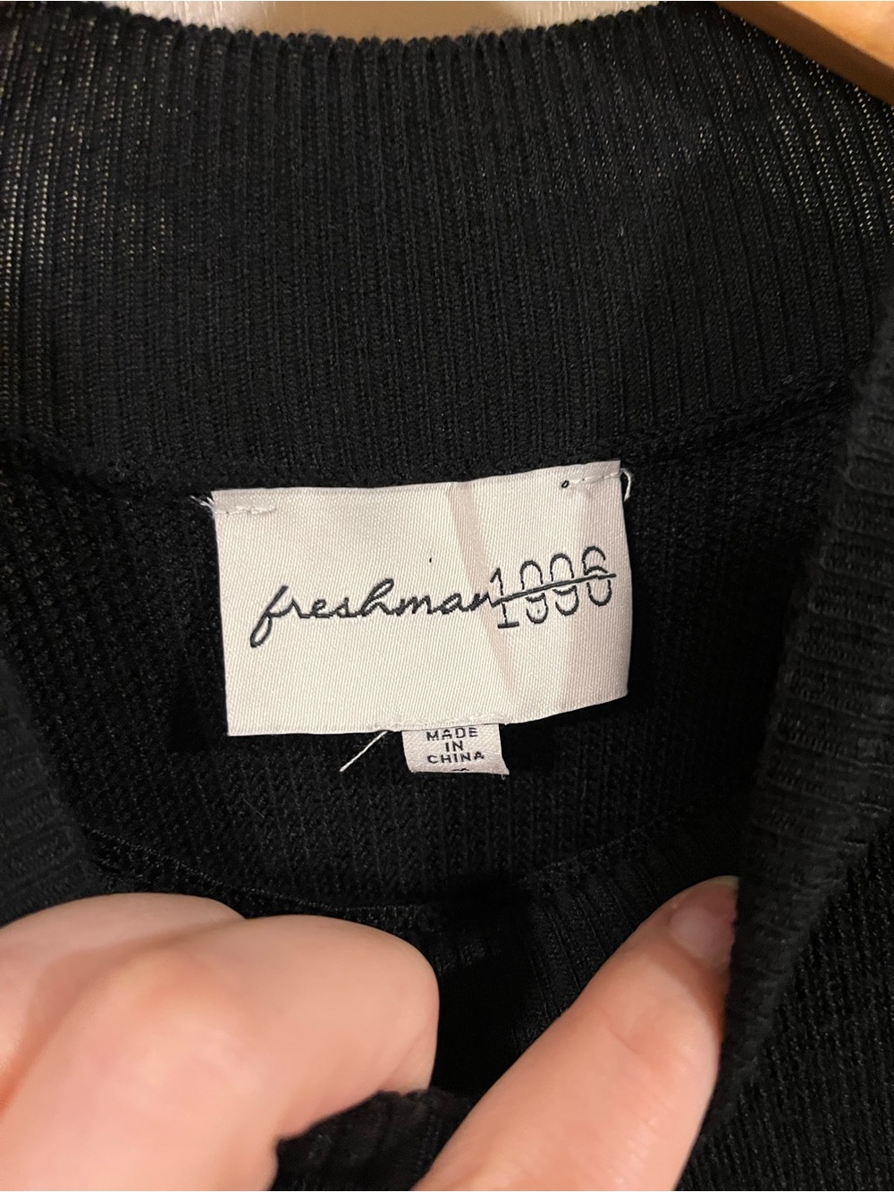 Freshman 1996 Sleeveless Black Maxi Knit Dress - Picture 4 of 8